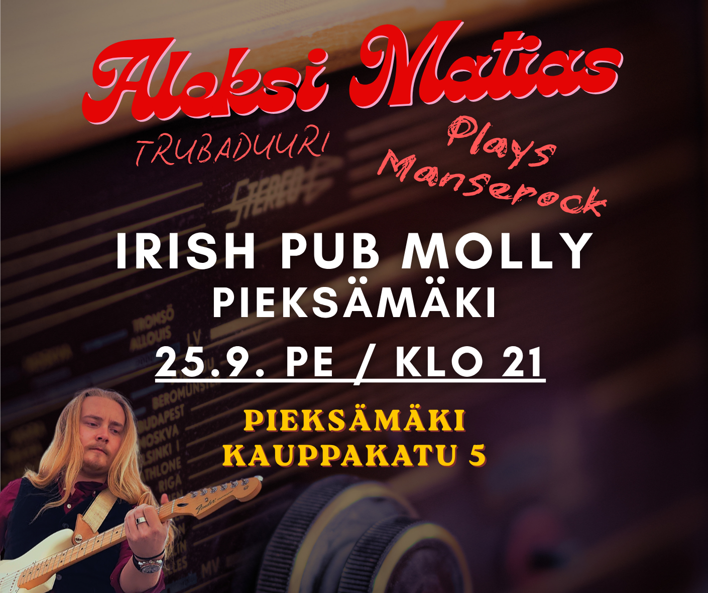 Aleksi Matias plays Manserock!